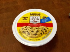 Let's start with the #1 ingredient..a tub of Toll House cookie dough!!